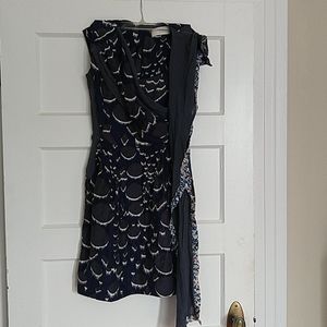 Peter Pilotto dress with built-in scarf